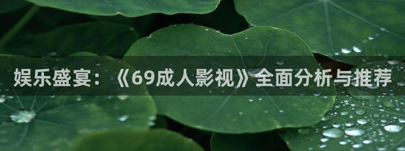 青柠影院在线观看高清电视剧免费：娱乐盛宴：《69成人影视》全面分析与推荐